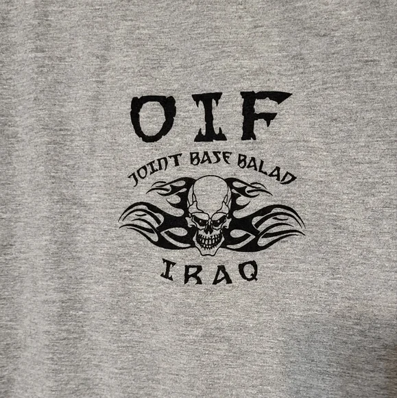 M&M Men's Gray Cool Cotton Skull Graphic Short Sleeve T-Shirt Size 2XL EUC - Picture 5 of 7